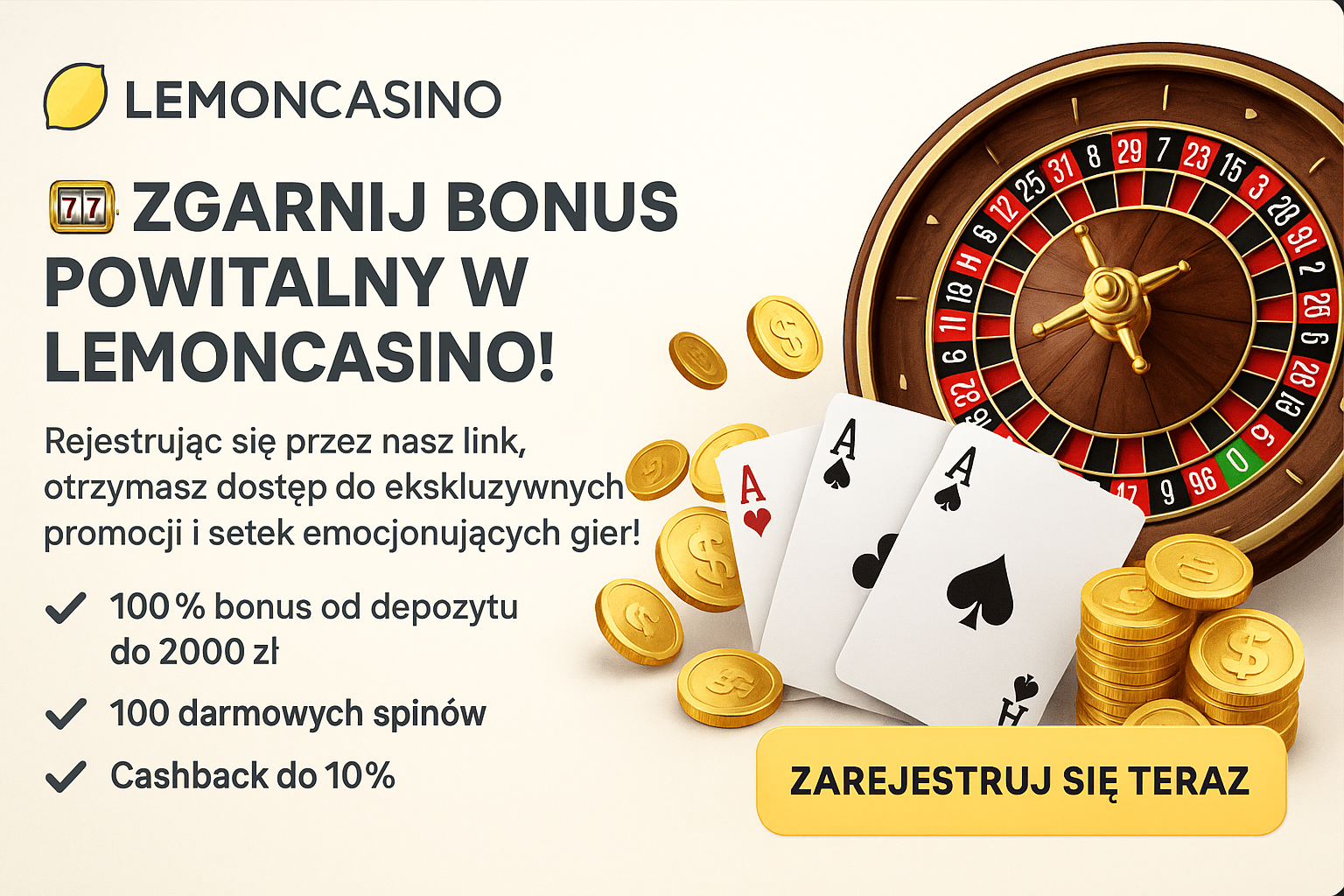 LemonCasino - Zgarnij bonus